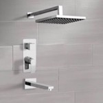 Remer TSF60 Tub and Shower Faucet Set with Rain Shower Head